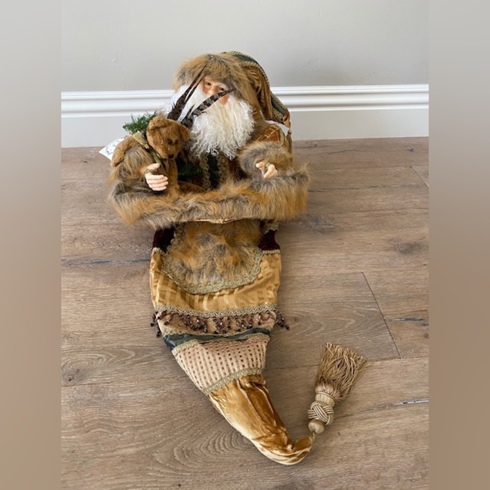 RARE Forever Christmas Santa Claus by Chelsea Fair “Bagful of Love” Ltd Editon